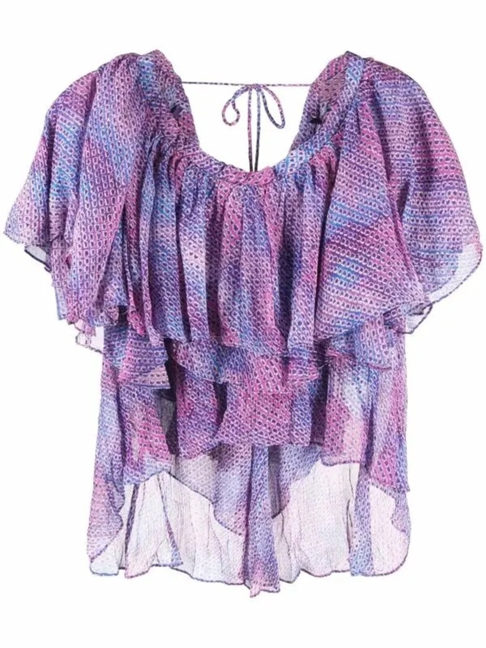 NWT Isabel Marant Angele Ruffle Top - Picture 3 of 5